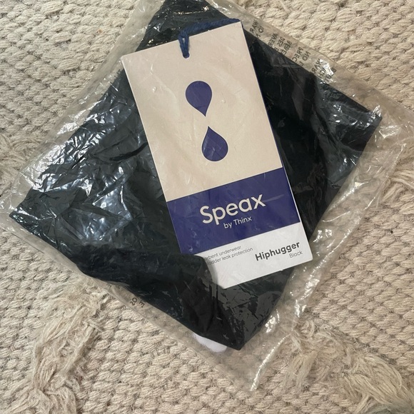 Thinx Speax HipHugger Panties in Black size small, new in package! - Picture 1 of 2